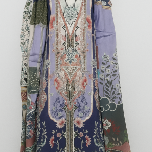 Premium Light Purple Print Three Piece